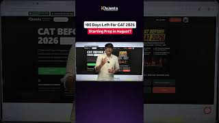 100 Days To Go For CAT 2026 | CAT Before CAT By iQuanta
⚪iQuanta Website:
https://www.iquanta.in/
🟣Join the CAT 2026 WhatsApp Group (Link in bio)
https://chat.whatsapp.com/ClsoFsrDvs84RNsauG2eIC
🔴CAT Daily Target (Free Practice):
https://www.iquanta.in/cat-daily-target
📞For any queries, call us at 8130900243
✔️Free CAT 2026 Resources
CAT Previous Year Papers – https://www.iquanta.in/test/cat-previous-papers
✔️Free CAT Study Material – https://www.iquanta.in/test/free-cat-study-material
✔️Arithmetic Playlist - https://www.youtube.com/playlist?list=PL4YW4OWyzRDR2Ou7rlPHtn8n8ntWPCOGd
✔️Algebra Playlist - https://www.youtube.com/playlist?list=PL4YW4OWyzRDT7EGi7WhLOCDcHFurSyreo
✔️Geometry Playlist - https://www.youtube.com/playlist?list=PL4YW4OWyzRDR46j54-6sEKXegcELNyh0f
✔️ Numbers Playlist - https://www.youtube.com/playlist?list=PL4YW4OWyzRDTR4lW8Kzzd3TIehsHJpoTO
✔️VARC 300 Countdown Series - https://www.youtube.com/playlist?list=PL4YW4OWyzRDS-kBLPsuDP_K7YxzLCj1I-
✔️200 Important Quant Question Series - https://www.youtube.com/playlist?list=PL4YW4OWyzRDTK0bl_UKXhz32sD5_k_Uo2
✔️100 RC Passage Series by Shabana Mam - https://www.youtube.com/playlist?list=PL4YW4OWyzRDSyTSuLOVaJzqCDYVuNF-Pi
✔️Complete CAT Preparation Playlist - https://www.youtube.com/playlist?list=PL4YW4OWyzRDRWhhCljdrYWUL5oNfFf2_u
Connect with iQuanta
✅Facebook Community – https://www.facebook.com/groups/iquantacat
✅Instagram – https://www.instagram.com/iquanta.in/
✅Linkedin – https://www.linkedin.com/in/iquanta/
✅Telegram – https://t.me/CAT_Preparation_iQuanta
#cat2026 #catpreparation #catexam #catexampreparation #iquanta #iim #crackcat 100 Days To Go For CAT 2026 | CAT Before CAT By iQuanta