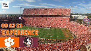 Clemson Football Experience vs Florida State 2023 (Live Crowd Atmosphere)