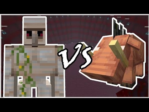 Iron golem vs hoglin| |minecraft| | PK GAMES