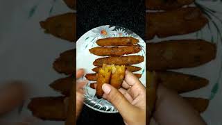 Crispy Poha Fingers Snack Recipe |  Quick and easy Snack || #short