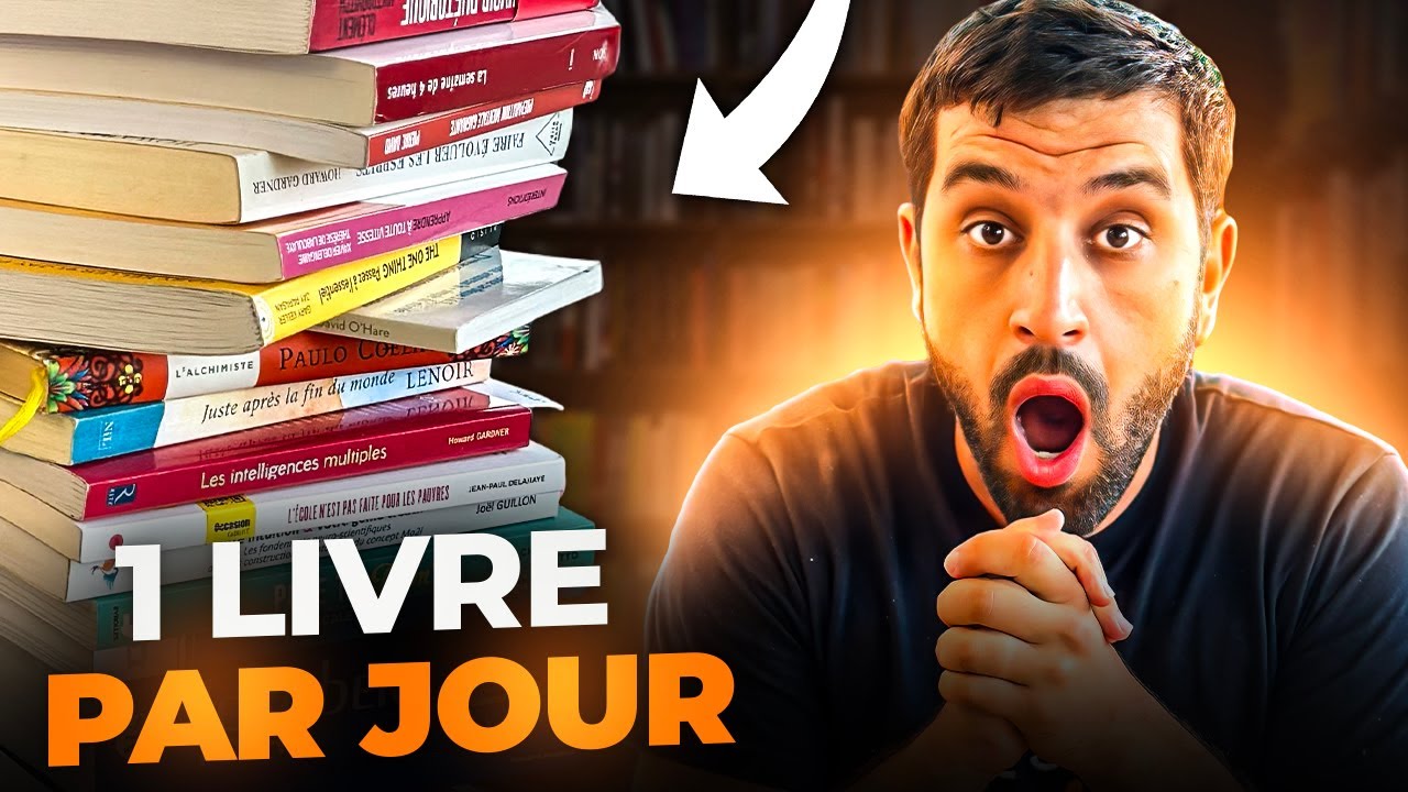 J’ai lu 1 LIVRE par jour PENDANT 1 AN et j'ai TOUT RETENU. Voici comment.