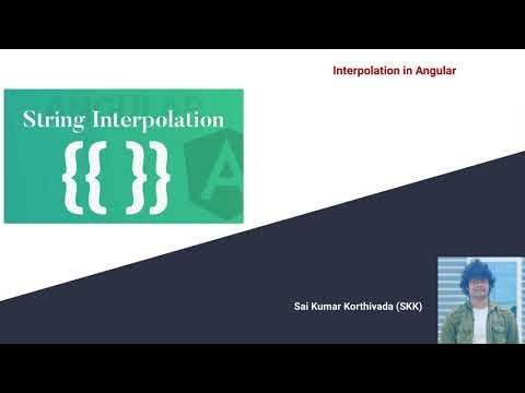 Interpolation in Angular | Data Binding in Angular - YouTube