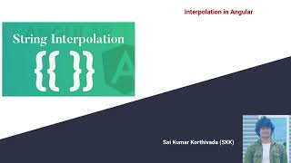 Interpolation in Angular | Data Binding in Angular