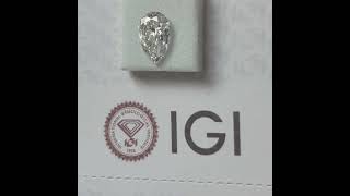 1.93 Carat Pear Brilliant Diamond VS1
