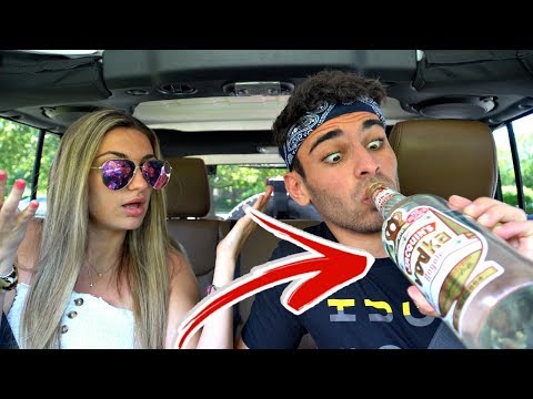 Drinking and Driving PRANK on Sister