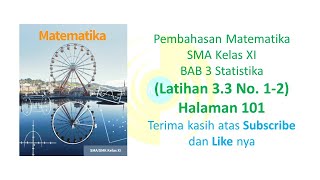 Matematika Kelas XI Latihan 3.3 No. 1-2 Halaman 101 #kelas11 #kelasxi #latihan #matematika #maths