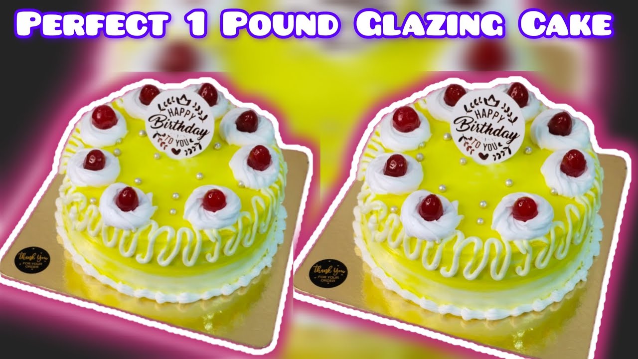 1 Pound Glazing Gel for Cake Decoration | Clear Shiny Cake Glaze for Professional & Home Baking