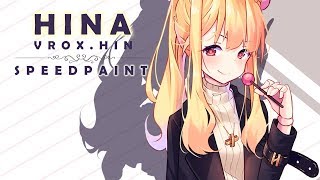 Character design Hina [VROX.HIN] | Paint Tool Sai【SAI - Speedpaint】#26