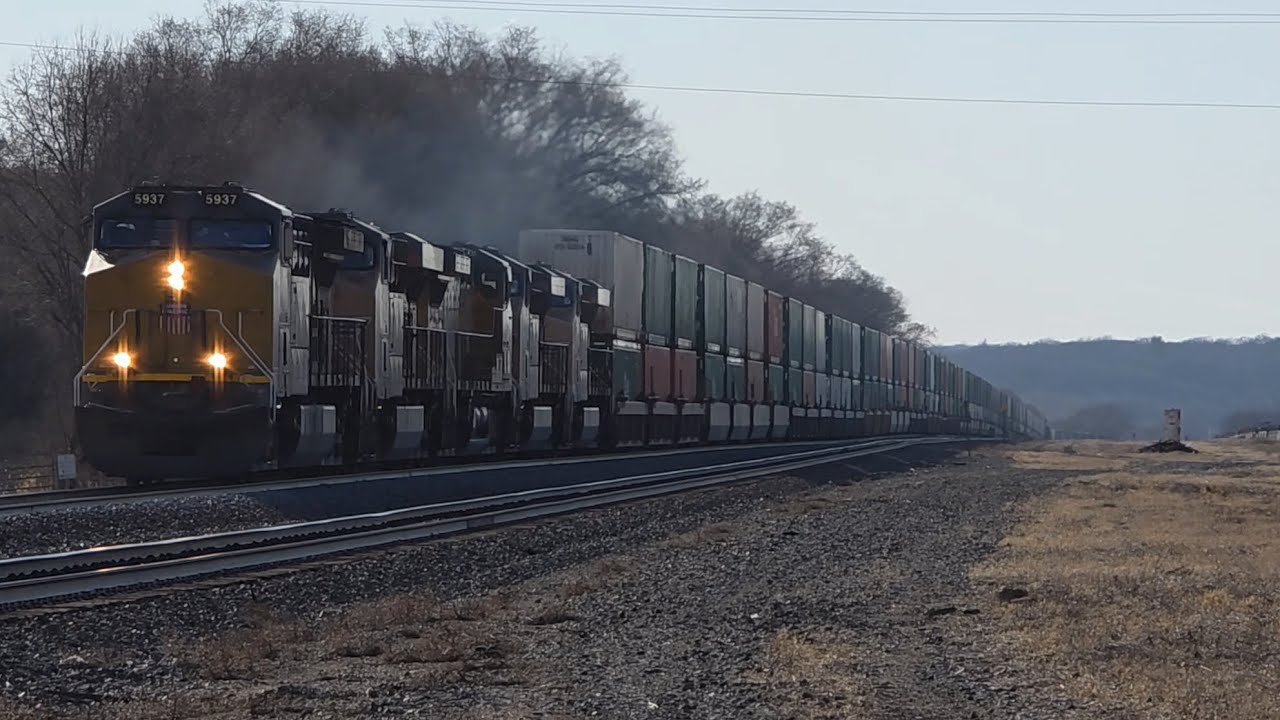 Union Pacific 5937 Z-G4CI? At MP 130.16 in Chillicothe Illinois 2/27/26