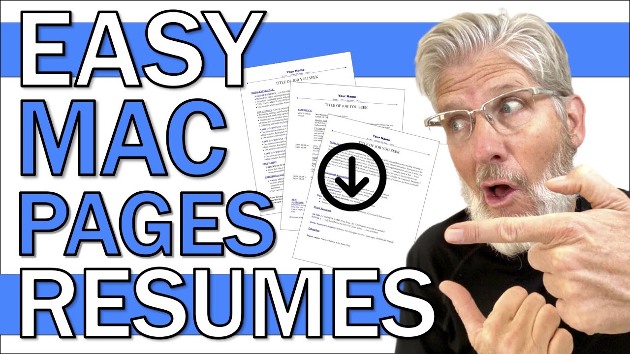 how to make resume on mac