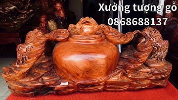 TAM CÓC CHẤN CHUM TIỀN GỖ HƯƠNG TA THIỀM THỪ CHIÊU TÀI CHIÊU LỘC-XƯỞNG TƯỢNG GỖ-ZALO/CALL:0868688137