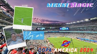 MAGIC MESSI MAYHEM IN NYC!! COPA AMERICA 2024 VLOG #74 ARGENTINA VS CHILE @ METLIFE STADIUM