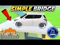 How to make a simple bridge in evertech sandbox  shugu gaming