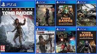 All 7 Tomb Raider Games On PS4 |  Playstation 4 screenshot 4