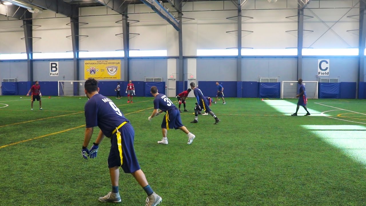 York Flag Football League Warriors vs Cardinals YouTube