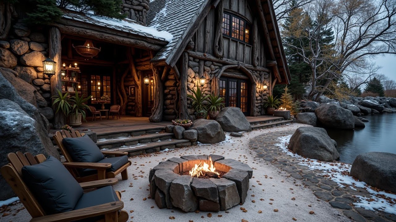 Теплая зимняя вечерняя лаунж-музыка для расслабления