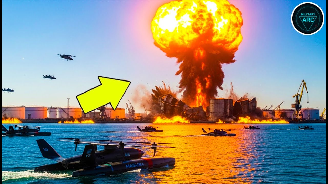 Ukraine DRONES Destroy Russia’s $120M Fuel Port — THEN THIS HAPPENED