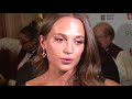 Euphoria: Alicia Vikander Exclusive Interview TIFF 2017