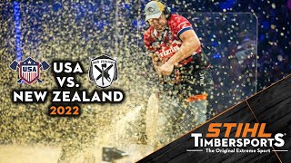 World Relay Championship: 2022 USA vs New Zealand by STIHLTIMBERSPORTS 268 views 3 weeks ago 2 minutes, 36 seconds