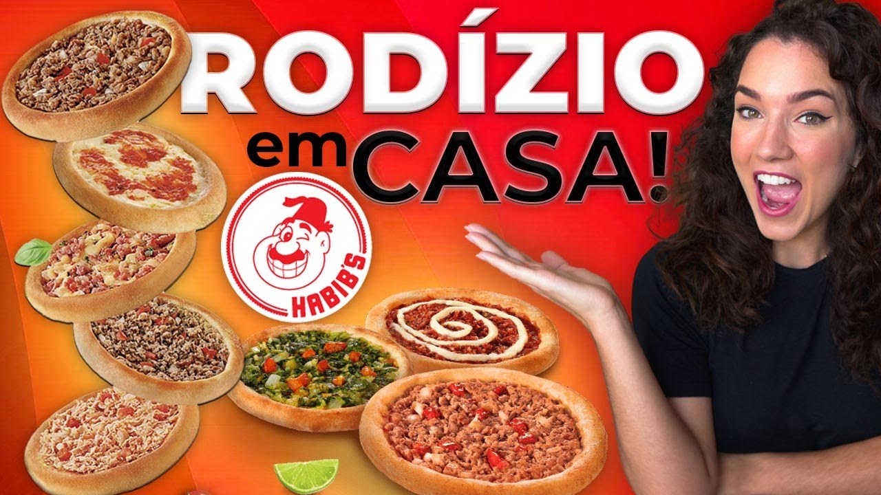 PROVEI O RODÍZIO EM CASA DO HABIBS! É TOP? - YouTube