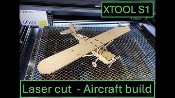 Laser Cut Aircraft - xTool S1