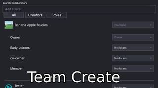 How to Use Team Create in Roblox Studio