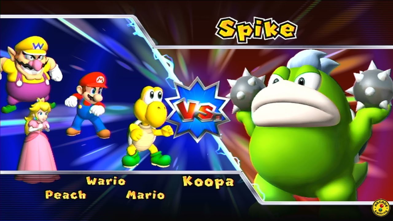 Mario Party 9 - Party Mode - Boo's Horror Castle ( 4 Players Mario, Wario, Koopa, Princess Peach)