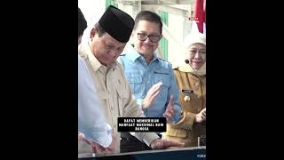 Presiden Prabowo Resmikan Pabrik Pemurnian Logam di Gresik