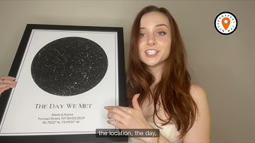 Modern Map Art Star Map Testimonial