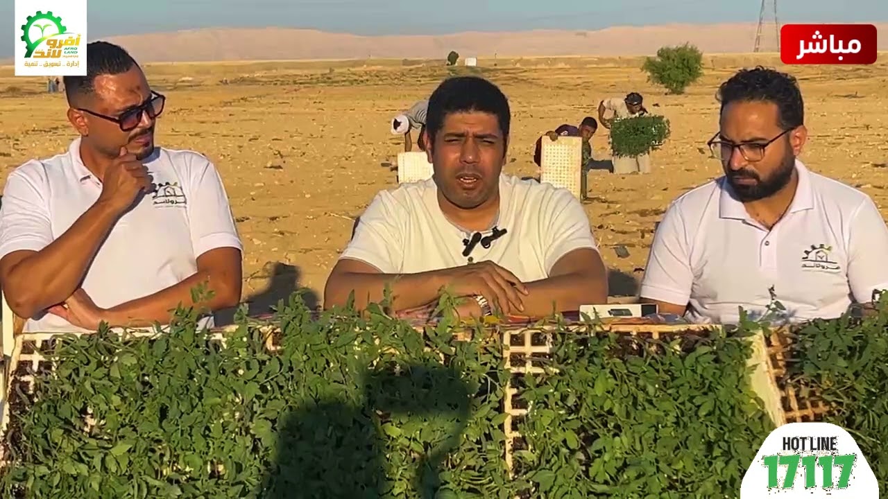 مع رئيس مجلس ادارة شركة افرولاند لادارة المشروعات المهندس عادل زيدان