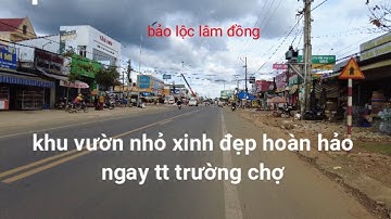 262 | thôn 4 lộc an tp bảo lộc | đẹp hoàn hảo suối đào đc ao ngay tt trường chợ giá 1ty3