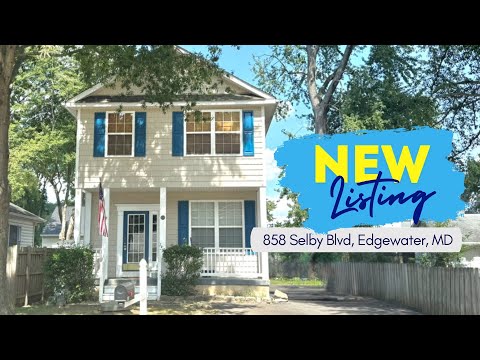 858 Selby Blvd, Edgewater, MD home video tour