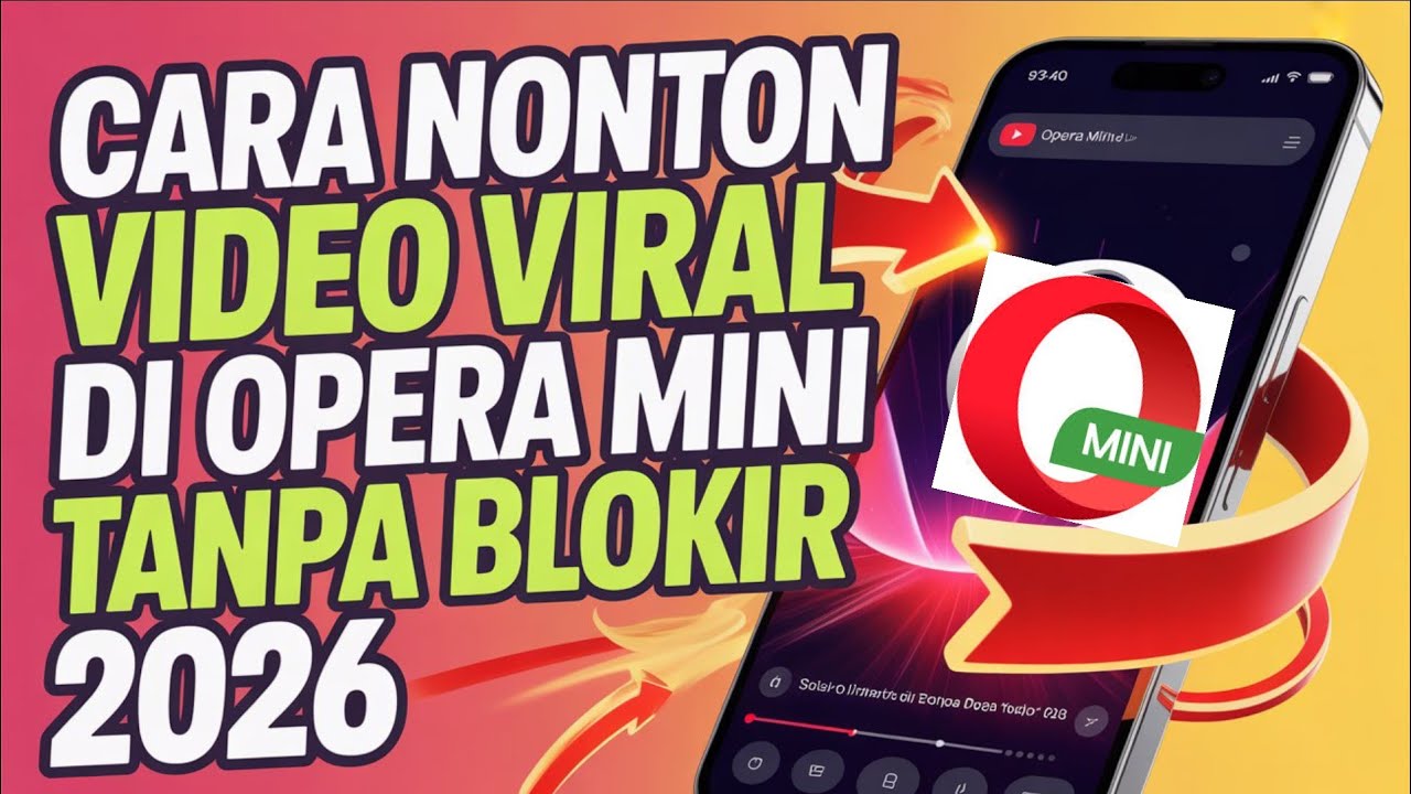 Cara nonton VIDEO VIRAL di Opera Mini terbaru 2026 tanpa terblokir 