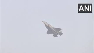 F-35 Aircraft Performs Aerobatics In Dubai Air Show 2025 Held At Al Maktoum International Airport
