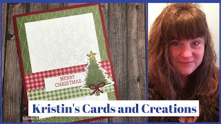 Easy Stampin' Up Christmas Card 2019 Using Perfectly Plaid