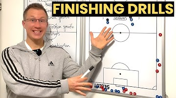 10 Finishing Drills To Score More Goals | UEFA C/B Coaching Tactical Board