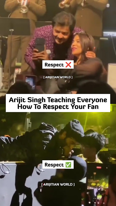 Arijit Singh Teaching Everyone How To Respect A Fan ❤️🙏🏻