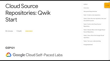 Cloud Source Repositories Qwik Start | GoogleCloudReady Facilitator Program | Qwik lab 2022