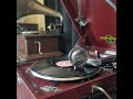 鶴田 浩二 ♪若人の誓い♪ 1951年 78rpm record. Columbia Model No G ー 241 phonograph