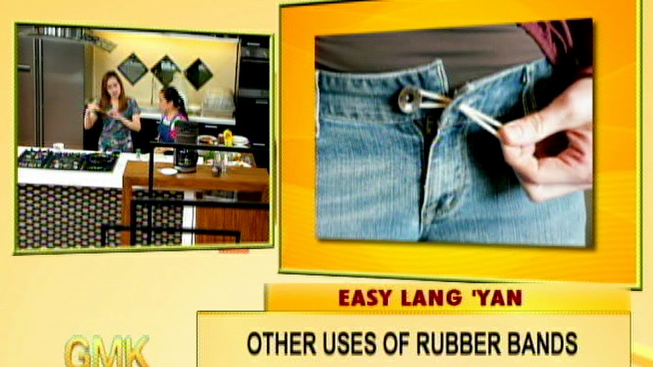 Clever uses of rubber bands