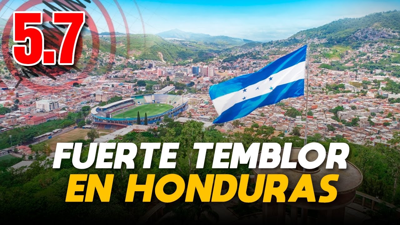 Fuerte Temblor de 5.7 Sorprende a Honduras || 16 de enero 2026