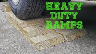 How To Make Heavy Duty Car Ramps