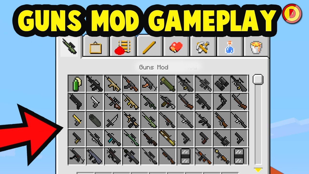 Minecraft Gun Mod Gameplay Ps3 Xbox360 Ps4 Xboxone Wiiu Youtube