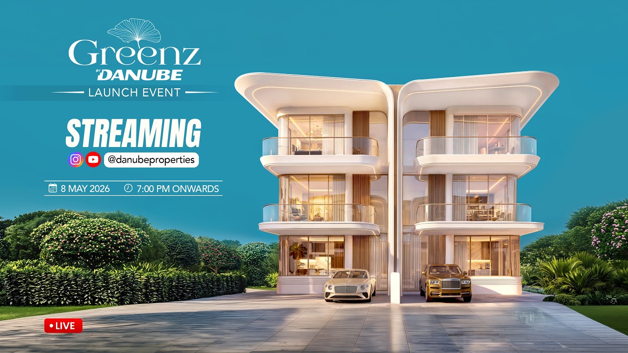 Greenz By Danube | Exclusive LIVE Launch Event | 8 May 2026 | 07:00 pm On wards