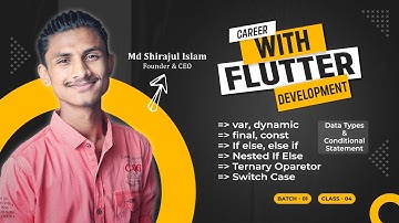 Class 4 - Dart Conditional Statements || Flutter Batch 1 || Programming Wormhole