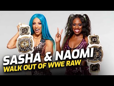 Sasha Banks & Naomi walk out of WWE Raw; statement issued by WWE