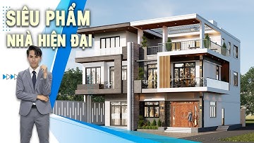 NHÀ ĐẸP 4K biệt thự 3 tầng HIỆN ĐẠI do cực đẹp mà RẺ do Maxhome thiết kế thi công trọn gói| MH01513