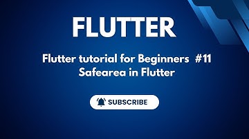 Flutter tutorial for Beginners  #11 Safearea in Flutter | Safearea flutter in Hindi