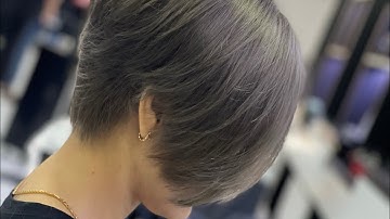 Cách cắt tóc tém bất đối xứng , chải bên nào bên đó dài hơn cực chất | hùng đông tinh