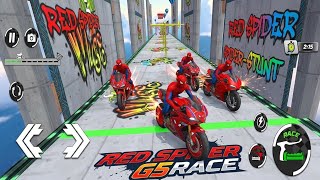 Spiderman Impossible Bike Stunt Challenge! 🏍️ ( Spider Race ) screenshot 4